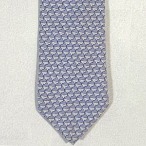 Vineyard Vines Mens Silk Tie Blue Purple White Pattern‎ Preppy Designer Necktie